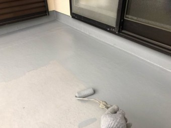 ベランダ床のメンテナンス