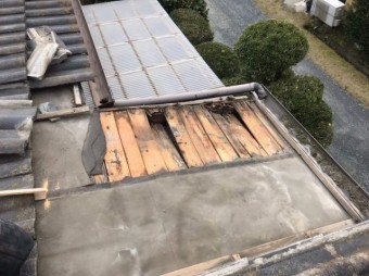 鹿児島市 雨漏れ補修工事