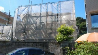 鹿児島市塗装工事足場