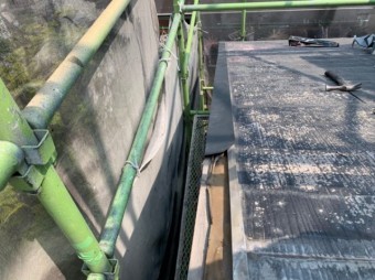鹿児島市 スレート板金部分補修