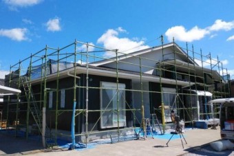 鹿児島市の屋根塗装工事前の様子