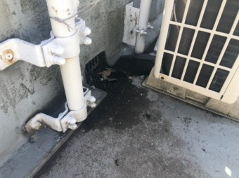 ウレタン防水 排水部分