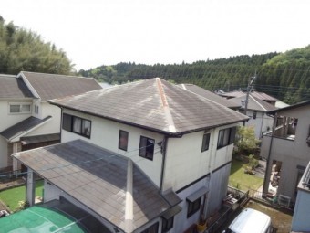 鹿児島市で屋根塗装前の調査