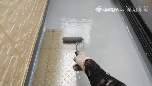 鹿児島市でのベランダ防水工事