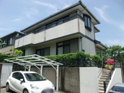 鹿児島市の外壁塗装施工前