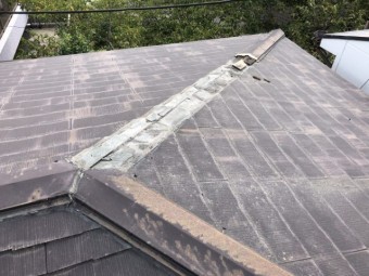 台風災害棟板金被害