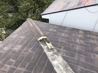 台風災害棟板金被害