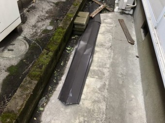 台風災害棟板金工事