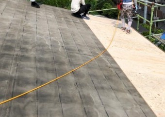 鹿児島市葺き替え工事下地施工