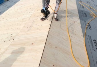 鹿児島市葺き替え工事下地施工