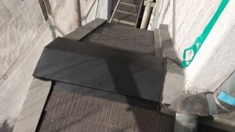 棟板金完成の様子