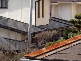 棟板金 サビ
