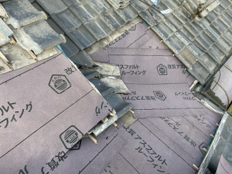 谷樋 交換 セメント瓦