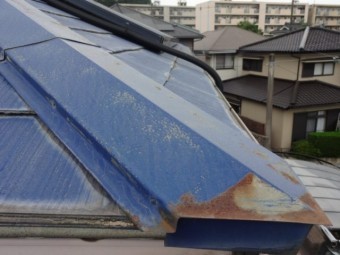 鹿児島市屋根の板金の錆