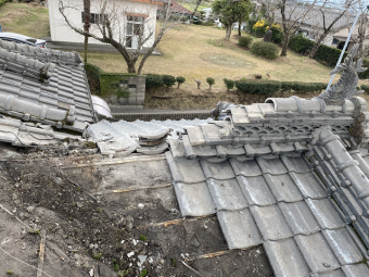 谷樋 交換 セメント瓦