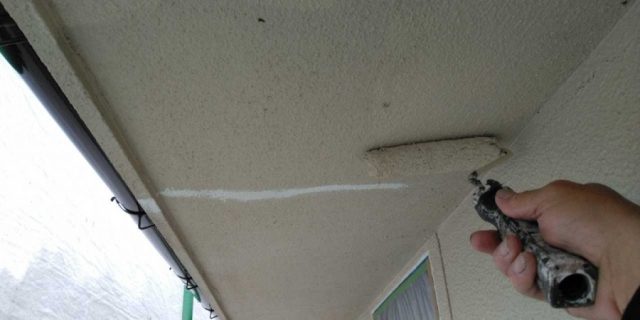【鹿児島県霧島市】郡田にある三角屋根の住宅で軒天と雨樋の塗装をおこないました！軒天