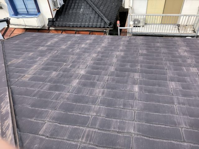 鹿児島市荒田にて台風災害後の屋根点検を行いました。