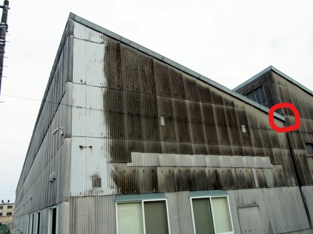 工場の屋根の形状
