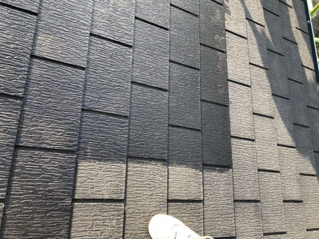 屋根塗装　下地調節