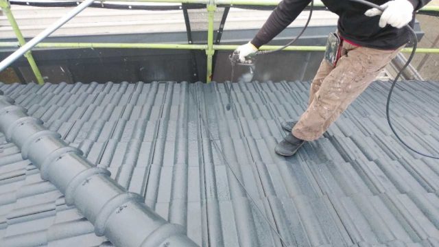鹿児島市で屋根塗装工事
